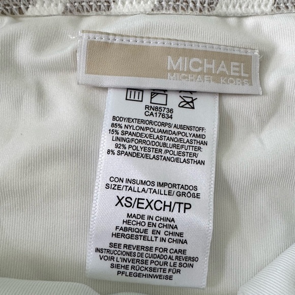 Michael Kors Zebra Print Bikini Size XS - Picture 3 of 10